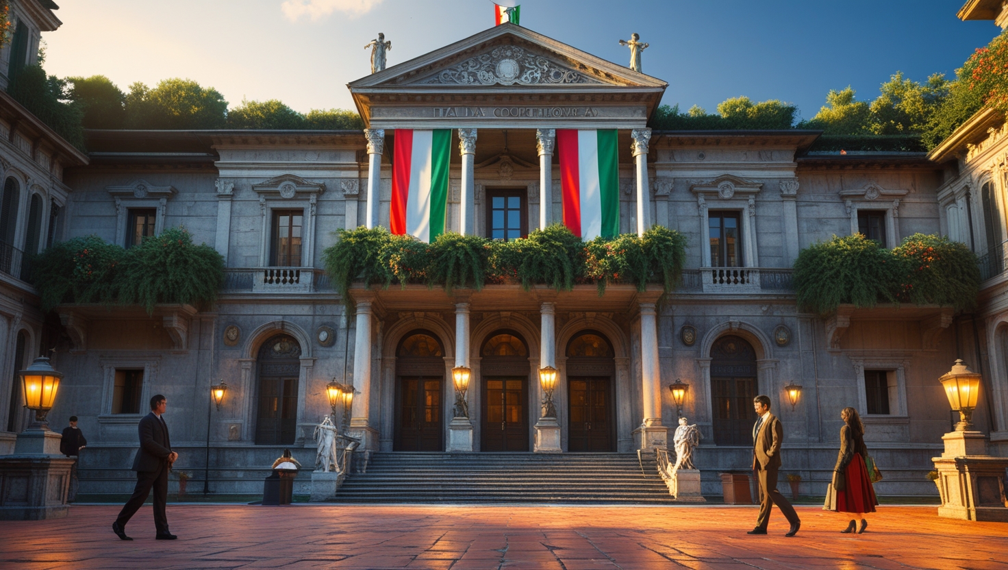 Ambiente institucional da justiça italiana